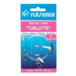 Bas de Ligne Turlutte Fixe 2 POTENCES