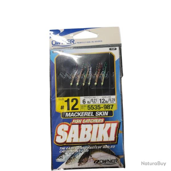 Bas de ligne Mackerel Skin 6H-12