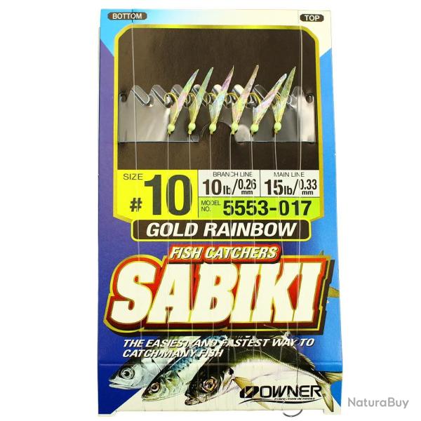 Bas de ligne Gold Rainbow Skin - Sabiki Fish Catchers 7H-14