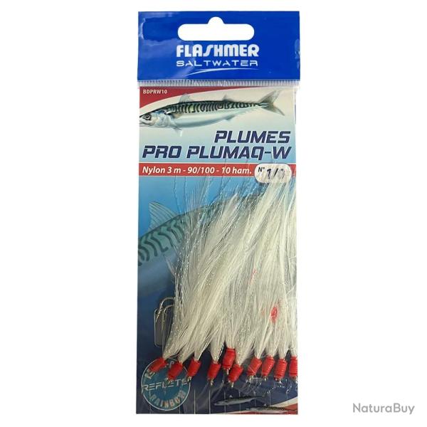 Bas de Ligne Pro Plumaq-C 90/100 10HAM, Blanc