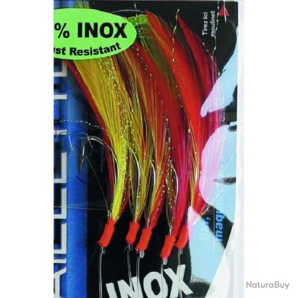 Mitraillette Original Inox 5H 2/0 60, Rouge Jaune Brillant