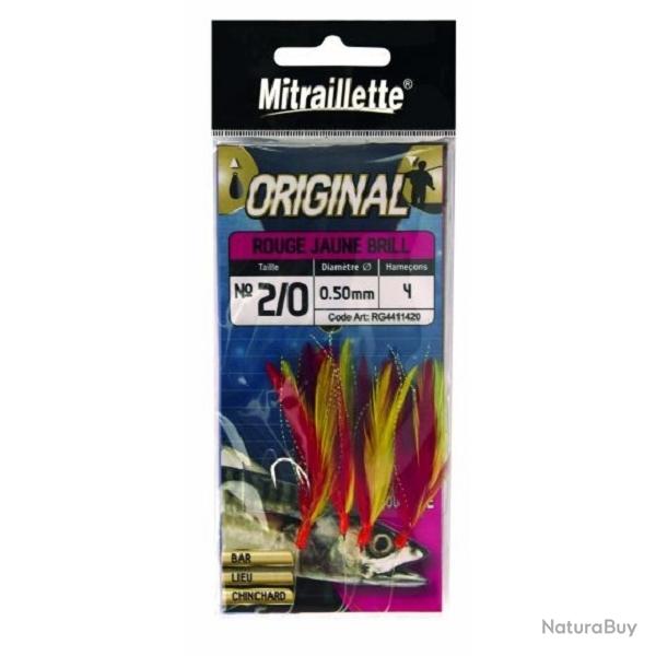 Mitraillette Original Inox 5H 1/0 50, Rouge Jaune Brillant