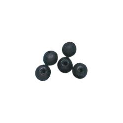 20 Perles Caoutchouc Molles 4MM