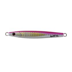 Leurre Jig Cuiller Dreneg Evo 80GR, Rose