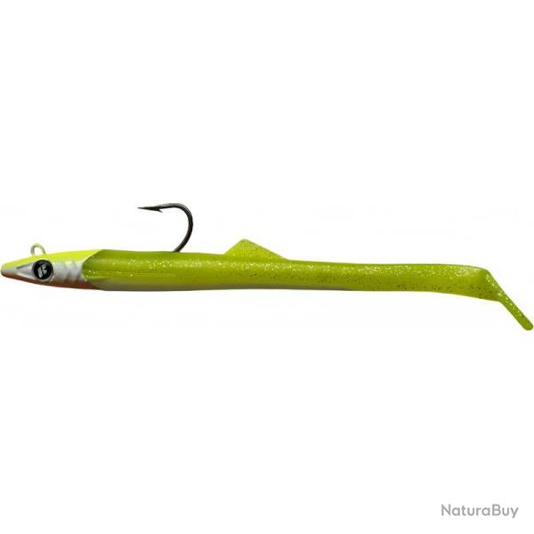 Leurre souple arm� Raglou Hybrid Eel 20 CM, Jaune Fluo