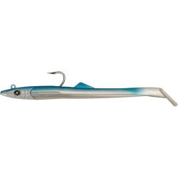Leurre souple arm&eacute; Raglou Hybrid Eel 15 CM, Pro Blue