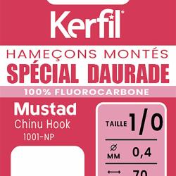 Hame&ccedil;on Mont&eacute; Daurade Fluoro 1001-BN 30/100 N&deg;4