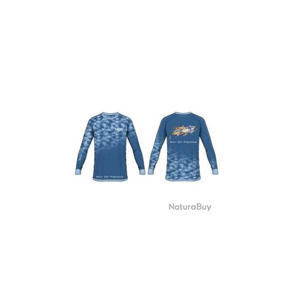 Tee-shirt Uv Thon XXL, Bleu