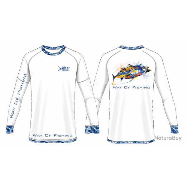 Tee-shirt Uv Thon L, Blanc