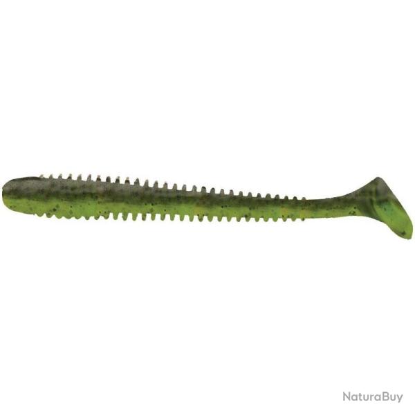 Leurre souple Swing Impact Slim 4, 401 Green Pumpkin Chartreuse