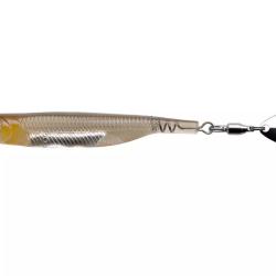 Leurre souple Flash J Spin 4" (X3), 01 Wakasagi/silver
