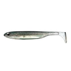 Leurre souple Flash J Shad Plus 4" (X5), 03 Neon Green / Silver