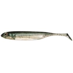 Leurre souple Flash J Shad 4" (X6), 03 Neon Green/silver
