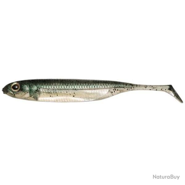 Leurre souple Flash J Shad 4" (X6), 03 Neon Green/silver