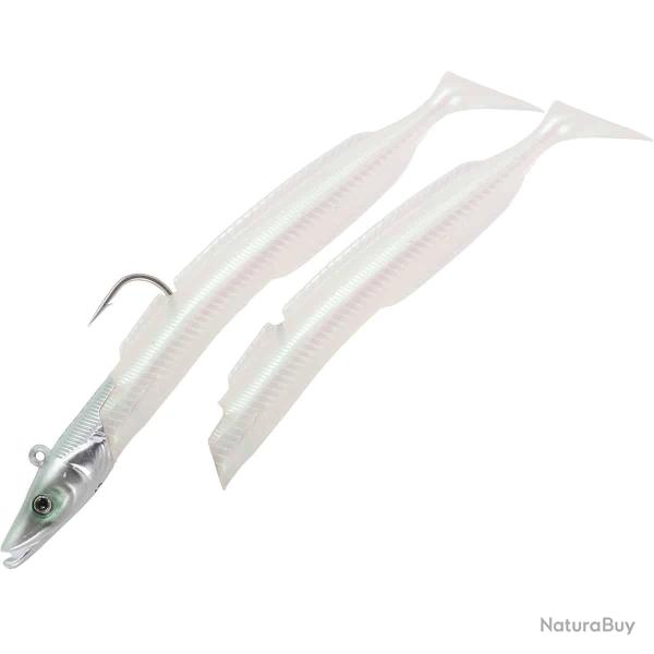 Leurre souple Sandy Andy Weedless Jig 13cm 13CM-23GR, Green Pearlescent