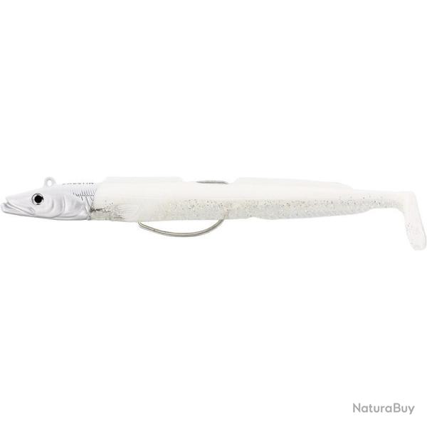 Leurre souple Sandy Andy Weedless Jig 13cm 13CM-23GR, Snow White