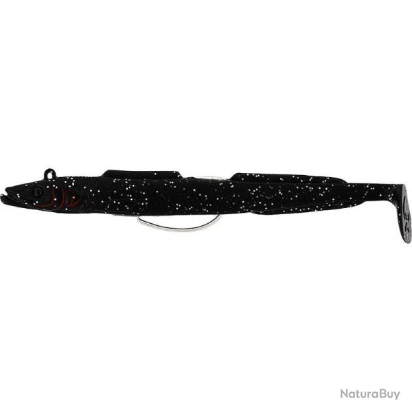 Leurre souple Sandy Andy Weedless Jig 13cm 13CM-23GR, Black Silhouette