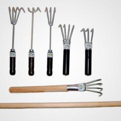 Griffe Mini Galva manche en bois 3 DENTS