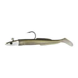 Leurre souple arm&eacute; Sandyll 4.5 Natural Jighead 21gr 2/0 21GR-2/0, Army
