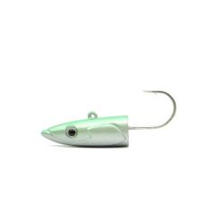 T&ecirc;te plomb&eacute;e Crazy Sand Eel Deep 30GR, Pearl Green