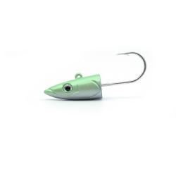 T&ecirc;te Plomb&eacute;e Crazy Sand Eel Offshore 20GR, Pearl Green