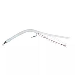 Blister 2 Anguillons 3/0 14.5CM, Blanc Nacre