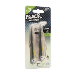 Leurre souple Double Combo Black Minnow Shore 12CM-12GR, Ayu
