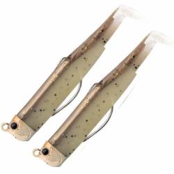 Leurre souple Double Combo Black Minnow Pug 9CM-7GR, Light Sand Goby