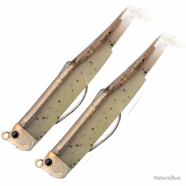 Leurre souple Double Combo Black Minnow Pug 9CM-7GR, Light Sand Goby