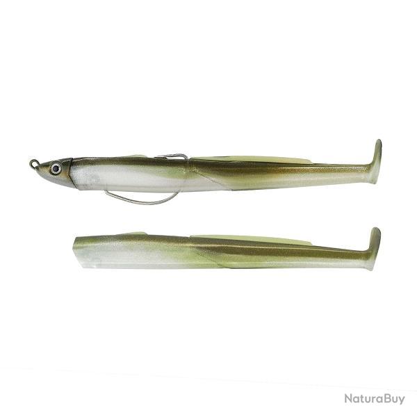 Leurre souple Combo Shallow Black Eel 15CM-10GR, Khaki