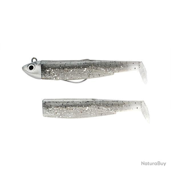 Leurre souple Combo Search Black Minnow 12CM-18GR, Silver Strike