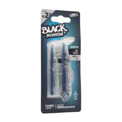 Leurre souple Combo Search Black Minnow 10.5CM-12GR, Barracuda Blue