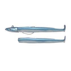 Leurre souple Combo Offshore Black Eel 11CM-15GR, Pearl Blue