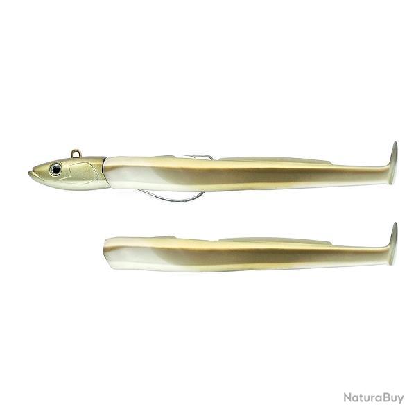Leurre souple Combo Offshore Black Eel 20CM-100GR, Gold