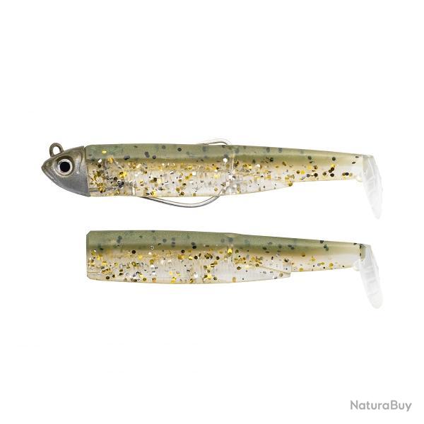 Leurre souple Combo Black Minnow Shore 11CM-8GR, Khaki Glitter