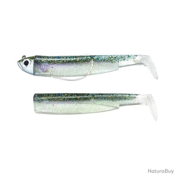 Leurre souple Combo Black Minnow Shore 12CM-12GR, Ghost Minnow