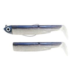 Leurre souple Combo Black Minnow Shore 12CM-12GR, Electric Blue