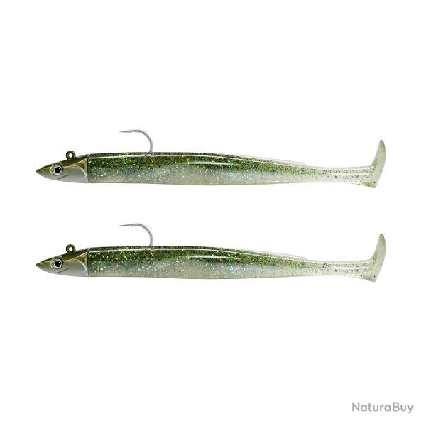 Leurre souple Double Combo Crazy Paddle Tail Shore 15CM-10GR, Ghost Minnow