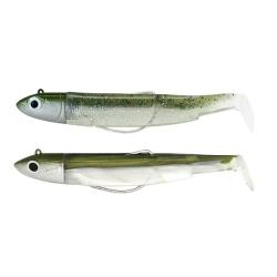Leurre souple Double Combo Black Minnow Offshore 12CM-25GR, Blue - Electric Blue
