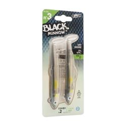 Leurre souple Double Combo Black Minnow Offshore 12CM-25GR, Ayu