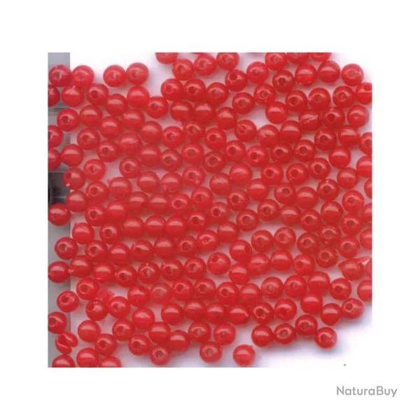 Perles Surf Rouge 4 MM, Rouge