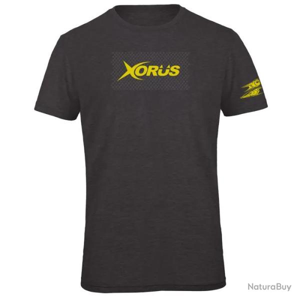 Tee-Shirt Xorus Anthracite M, Anthracite Chine Et Jaune