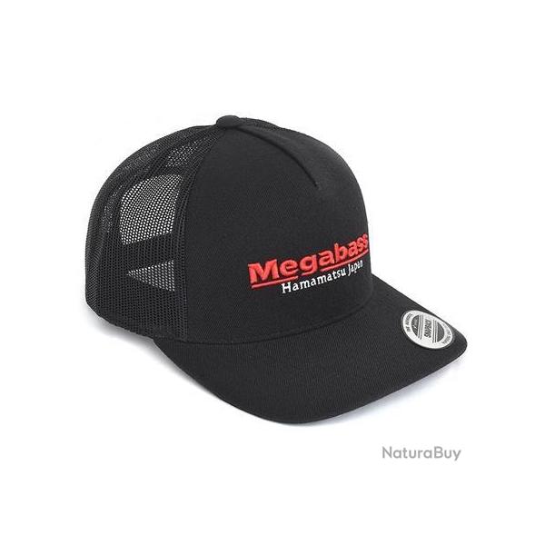 Casquette Megabass Classic Trucker Black Red