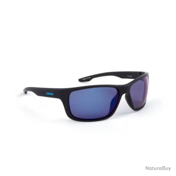Lunettes Shimano Antares Matte Black &amp; Blue Mirror Matte Black + Blue Mirror