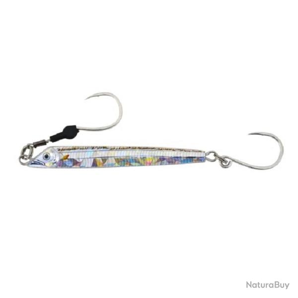 Jig Cutlassfish Cast Jig 40g 40GR, 02 Crash Holo Glow Belly