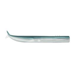 Leurre souple Corps de Rechange Crazy Sand Eel 12cm (x3) 12CM, Pearl Blue