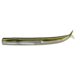 Leurre souple Corps de Rechange Crazy Sand Eel 12cm (x3) 12CM, Khaki