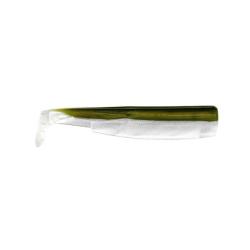 Leurre souple Corps de rechange Black Minnow 16cm (x3) 16CM, Khaki