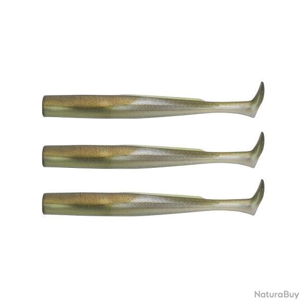 Leurre souple Corps de Rechange Crazy Paddle Tail 12cm (x3) 12CM, Khaki