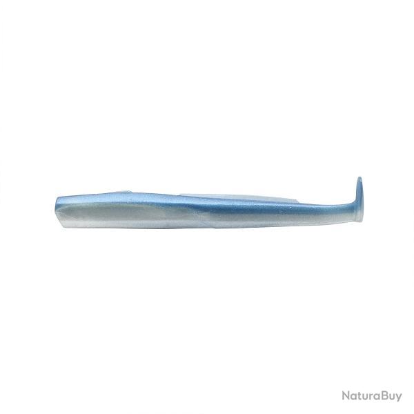 Leurre souple Corps de rechange Black Eel 20cm (x2) 20CM, Pearl Blue
